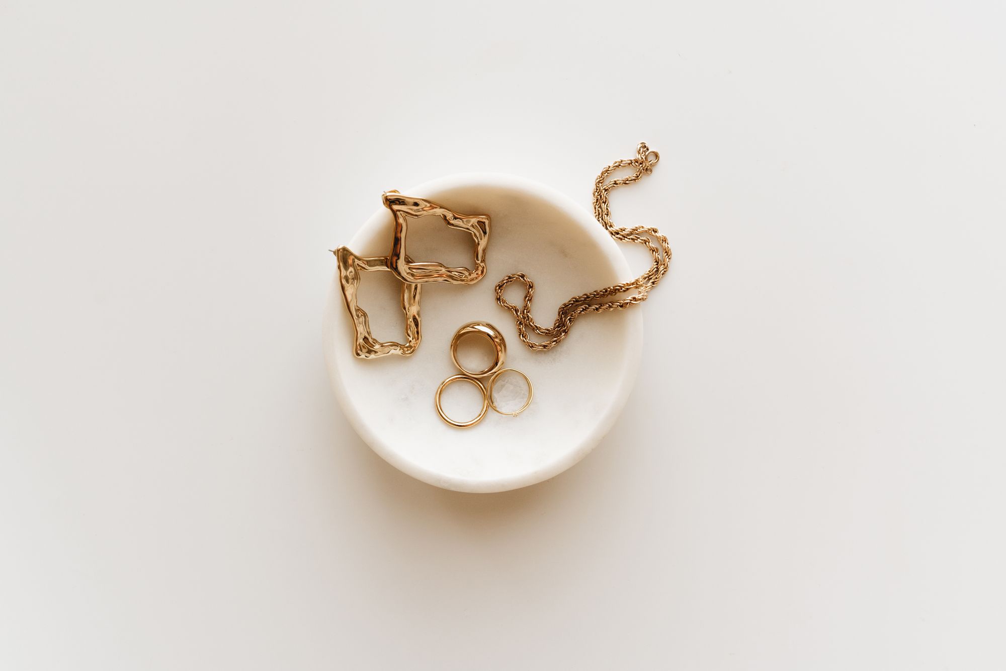 An elegant arrangement of fine jewelry