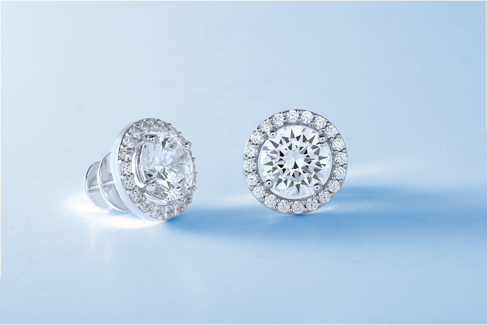 Petite Swan Crystal Studs