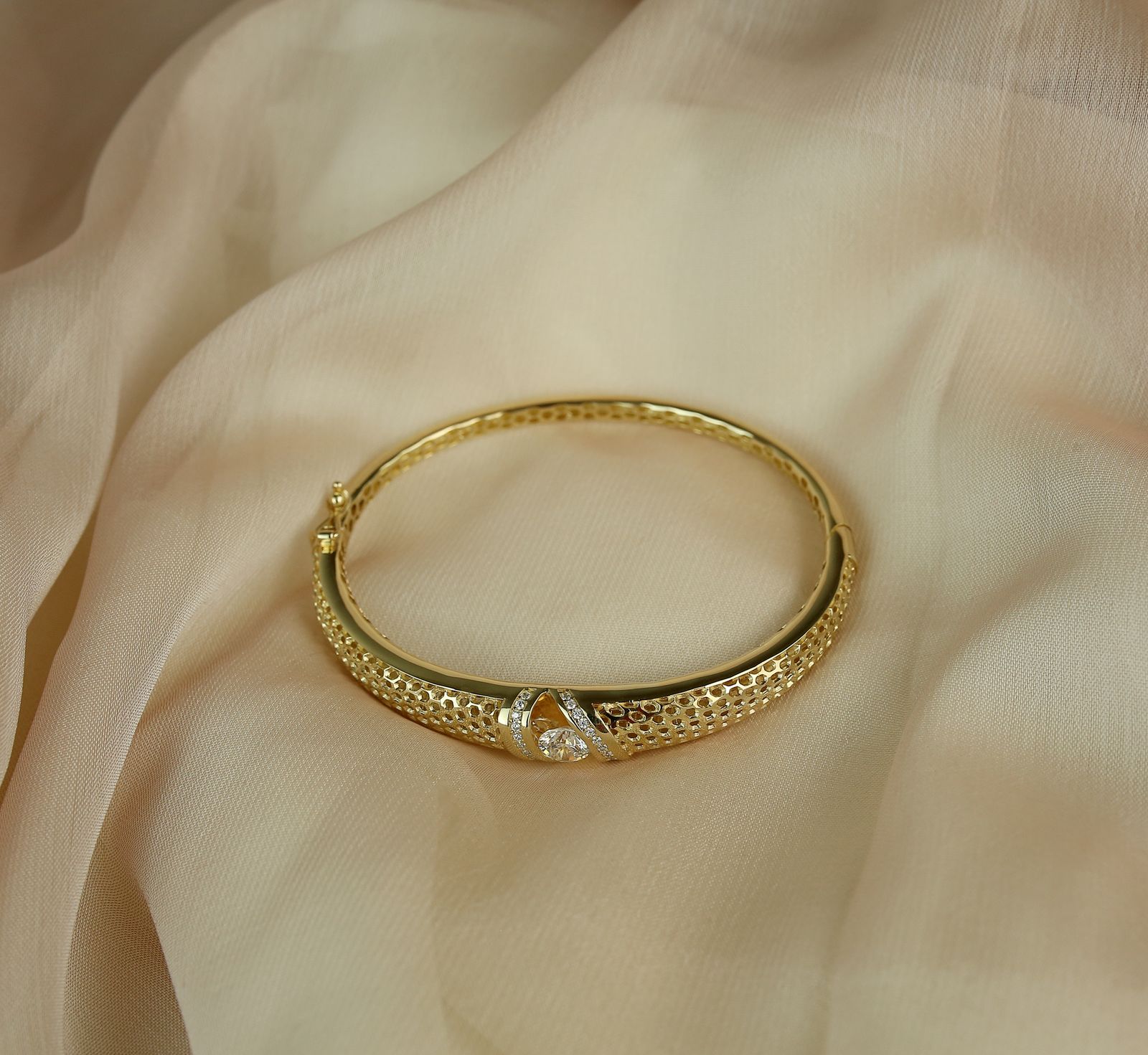 Gold Bangle Bracelet